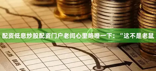 配资低息炒股配资门户老闫心里咯噔一下：“这不是老鼠